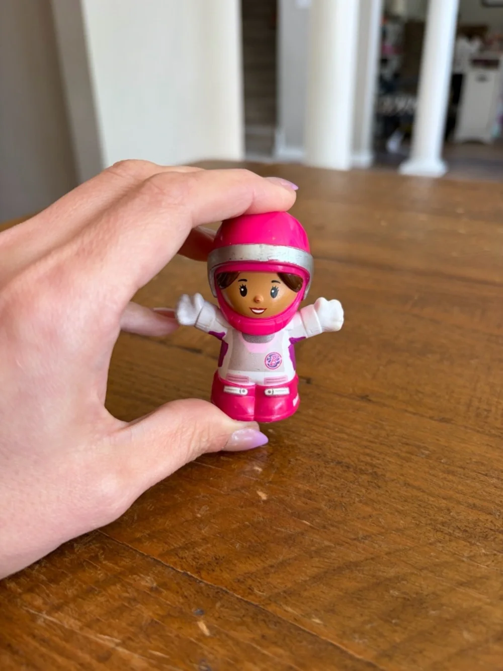 Fisher Price Little People Barbie astronaut as is